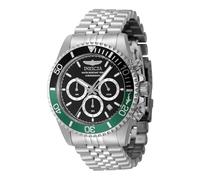 Invicta Pro Diver 48380 Orologio da Uomo - Impermeabile - Analogico - Movimento Quarzo - acciaio inossidabile con quadrante nero - 43mm