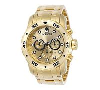 Invicta Pro Diver - SCUBA 0074 Orologio da Uomo - Impermeabile - Analogico - Movimento Quarzo - acciaio inossidabile con quadrante oro - 48mm