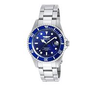 Invicta Pro Diver - Orologio da Uomo in Acciaio Inossidabile con Movimento al Quarzo, Argento/Blu - 37 mm