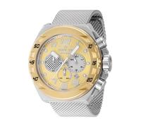 Invicta Racing 47204 Orologio da Uomo - Impermeabile - Analogico - Movimento Quarzo - acciaio inossidabile con quadrante oro - 48mm