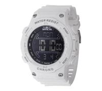 Invicta Racing Digital Orologio Uomo Quarzo - 52mm, Bianco