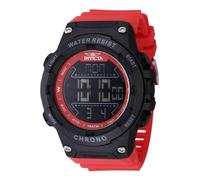 Invicta Racing Digital Orologio Uomo Quarzo - 52mm, Rosso/Nero