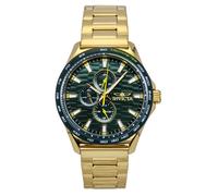 Invicta Racing Gold Tone Stainless Steel Green Dial Quartz 48870 Men's Watch
