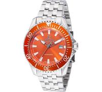 Invicta Reserve 49237 Orologio da Uomo - Impermeabile - Analogico - Movimento Automatico - acciaio inossidabile con quadrante arancione - 44mm