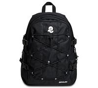 INVICTA S.P.A. Zaino INVICTA - INVICT-ACT PLUS - Doppio scomparto, Viaggio, Scuola & Tempo Libero, Nero
