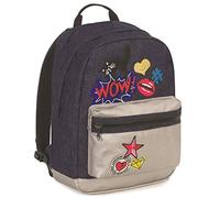 Invicta S.P.A. Zaino, Rise, Blu Patch, Tasca Porta Pc Padded, a mericano 28 Lt, Multicolore, Taglia Unica