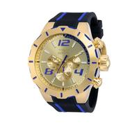 Invicta S1 Rally - Orologio da Uomo in Acciaio Inossidabile con Movimento al Quarzo - 53 mm, Oro/Blu