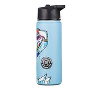 Seven Borraccia BASTARDI DENTRO - Multicolore - Borraccia 500 ML Termica in Acciaio Inox Interno Esterno - Mantenimento Temperatura fino a 24h - Scuola, Tempo Libero, Celeste