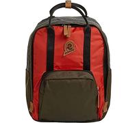 Invicta Zaino Shylla, Rosso/Marrone, Tasca Porta Pc Fino a 13'', Borsa a Mano Studio, Lavoro e Tempo Libero, Tessuto Eco Material, Zainetto Donna
