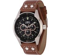 Invicta Specialty 44836 Orologio da Uomo - Impermeabile - Analogico - Movimento Quarzo - acciaio inossidabile con quadrante nero - 44mm