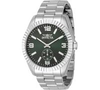 Invicta Specialty 49358 Orologio da Uomo - Impermeabile - Analogico - Movimento Quarzo - acciaio inossidabile con quadrante verde - 43mm