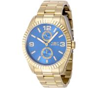 INVICTA Specialty 49532 - Orologio da uomo, impermeabile, analogico, movimento al quarzo, in acciaio inossidabile con quadrante blu, 43 mm