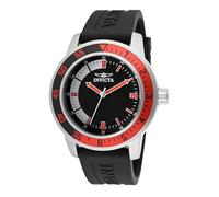 Invicta Specialty Orologio da Uomo in acciaio inossidabile con movimento Quarzo - 45mm, Nero/Rosso