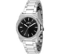 Invicta Speedway 49111 Orologio da Donna - Impermeabile - Analogico - Movimento Quarzo - acciaio inossidabile con quadrante nero - 34mm