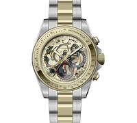 Invicta Speedway 50276 - Orologio da uomo, impermeabile, analogico, movimento al quarzo, in acciaio inox con quadrante dorato, 39 mm