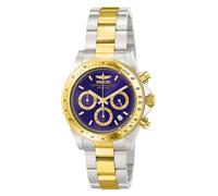Invicta Speedway - Orologio da uomo in acciaio inossidabile con movimento al quarzo - 39 mm, Bicolore / Blu