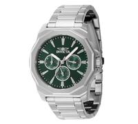 Invicta Speedway Orologio Uomo Quarzo - Acciaio Inossidabile - 42mm, Argento/Verde