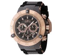 Invicta Subaqua Orologio da Uomo in acciaio inossidabile con movimento Quarzo - 50mm, Nero / Rosa Oro