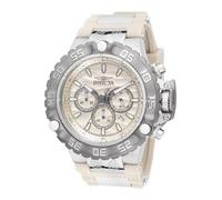 INVICTA Subaqua Poseidon 48558 - Orologio da uomo, impermeabile, analogico, movimento al quarzo, in acciaio inossidabile con quadrante beige, 55 mm