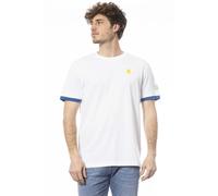 Invicta - T-shirt in Cotone con Doppio Logo Manica Corta - - Tops - Uomo - Bianco - S