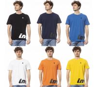 Invicta, ,Tops ,Uomo ,Blu ,2XL Big Logo Magliette in Cotone Manica Corta