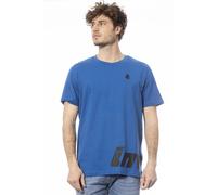 Invicta, ,Tops ,Uomo ,Blu ,2XL Big Logo Magliette in Cotone Manica Corta