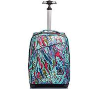 Invicta Trolley Scuola, Multicolore, Abstract Jungle, 2 in 1, Doppio Uso, con Spallacci Uso Zaino, Maxi Capienza, Zaini e Trolley, Scuola e Viaggio e Bagaglio a Mano, Taglia Unica, Maxi Capienza