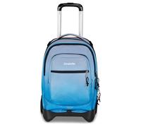 Invicta Trolley Plug Fantasy Shine, Celeste, Effetto brillantini, 34 L, Doppio Scomparto, Cross-over System, Tasca attrezzata, Tasca porta pc, Tasca portaborraccia, Scuola media e superiore, Ragazza
