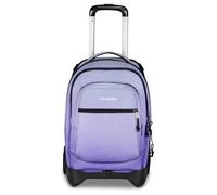 Invicta Trolley Plug Fantasy Shine, Lilla, Effetto brillantini, 34 L, Doppio Scomparto, Cross-over System, Tasca attrezzata, Tasca porta pc, Tasca portaborraccia, Scuola media e superiore, Ragazza