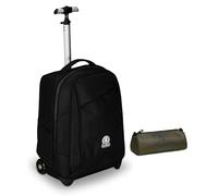 Invicta Trolley Scuola Benin Solid, Nero, + BUSTINA INVICTA LOGO