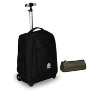 Invicta Trolley Scuola Benin Solid, Nero, + BUSTINA INVICTA LOGO