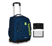 Invicta Trolley Scuola Bump Change Line Color, Blu, 2 in 1, Zaino Doppio Scompar