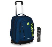 Invicta Trolley Scuola Bump Change Line Color, Blu, 2 in 1, Zaino Doppio Scompar