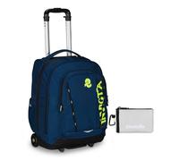 Invicta Trolley Scuola Bump Change Line Color, Blu, 2 in 1, Zaino Doppio Scompar