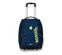 Invicta Trolley Scuola Bump Change Line Color, Blu, 2 in 1, Zaino Doppio Scomparto Con Carrello Fisso, Tasca PC, Tasca Borraccia, Tasca Con Organizer e Crossover System, Zaino Viaggio