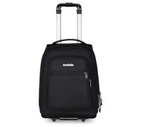 Invicta Trolley Scuola Bump, Nero, 2 in 1, con Spallacci Uso Zaino, Doppio Scomparto con Tasca Per PC, Tasca Per Borraccia, Maxi Capienza 38 lt, Scuola Media e Superiore, Viaggio, Zaino Ragazza e