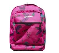 Invicta Trolley Scuola Bump, Rosa, 2 in 1, con Spallacci Uso Zaino, Doppio Scomparto con Tasca Per PC, Tasca Per Borraccia, Maxi Capienza 38 lt, Scuola Media e Superiore, Viaggio, Zaino Ragazza e