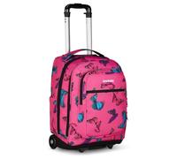 Invicta Trolley Scuola Bump, Rosa, 2 in 1, con Spallacci Uso Zaino, Doppio Scomparto con Tasca Per PC, Tasca Per Borraccia, Maxi Capienza 38 lt, Scuola Media e Superiore, Viaggio, Zaino Ragazza e