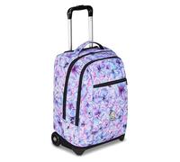 Invicta Trolley Scuola Fisso New Benin Fantasy, Lilla, 2 in 1, Doppio Uso, Trolley e Zaino, Zaino Scuola e Viaggio, Ragazzo e Ragazza