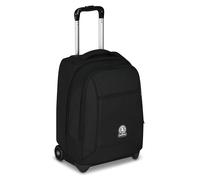 Invicta Trolley Scuola Fisso New Benin Solid, Nero, 2 in 1, Doppio Uso, Trolley e Zaino, Zaino Scuola Viaggio, Ragazzo e Ragazza