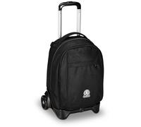 Invicta Trolley Scuola New Tech Solid, Nero, 3 in 1, Zaino con Carrello Sganciabile, Multi tasche, Maxi Capienrte, Scuola, Viaggio e Tempo Libero, Ragazzi