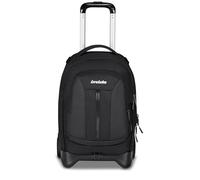 Invicta Trolley Scuola Plug Led, Nero, 3 in 1, Zaino Doppio Scomparto Con Carrello Sganciabile, Tasca Per PC, Tasca Per Borraccia, 34 lt, Scuola Media e Superiore, Viaggio, Zaino Ragazza e Ragazzo