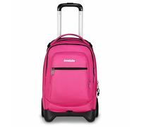 Invicta Trolley Scuola Plug, Rosa, 3 in 1, Zaino Doppio Scomparto Con Carrello Sganciabile, Tasca Per PC, Tasca Per Borraccia, 34 lt, Scuola Media e Superiore, Viaggio, Zaino Ragazza