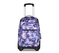 Invicta Trolley Scuola Plug, Viola, 3 in 1, Zaino Doppio Scomparto Con Carrello Sganciabile, Tasca Per PC, Tasca Per Borraccia, 34 lt, Scuola Media e Superiore, Viaggio, Zaino Ragazza