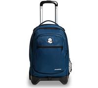 ZAINO TROLLEY SCUOLA INVICTA NEW PLUG PLAIN MOONLIT OCEAN STACCABILE