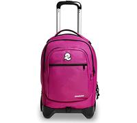 ZAINO TROLLEY INVICTA new plug plain zaino trolley 2 ruote FESTIVAL FUCHSIA ND