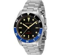 Invicta VINTAGE Pro Diver 34333 Orologio da uomo - Movimento automatico - Acciaio inossidabile con quadrante nero - 40 mm