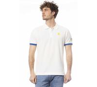 Invicta White Cotton Men Polo Shirt - L