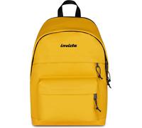 Invicta Zaino American Plus City, Giallo, 23 L, Monoscomparto, Doppia tasca frontale, Scomparto interno porta pc o tablet, Scuola media e superiore, Ragazzo, Ragazza