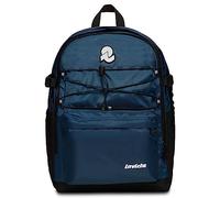 Invicta Zaino BLOW UP PLAIN Blu – Doppio scomparto, tasca PC, borraccia, cinghia vita rimovibile